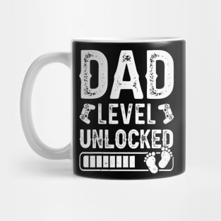 Dad Level Unlocked New Dad Est Father Pregnancy Announcement Mug